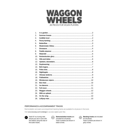 Waggon wheels partition violon