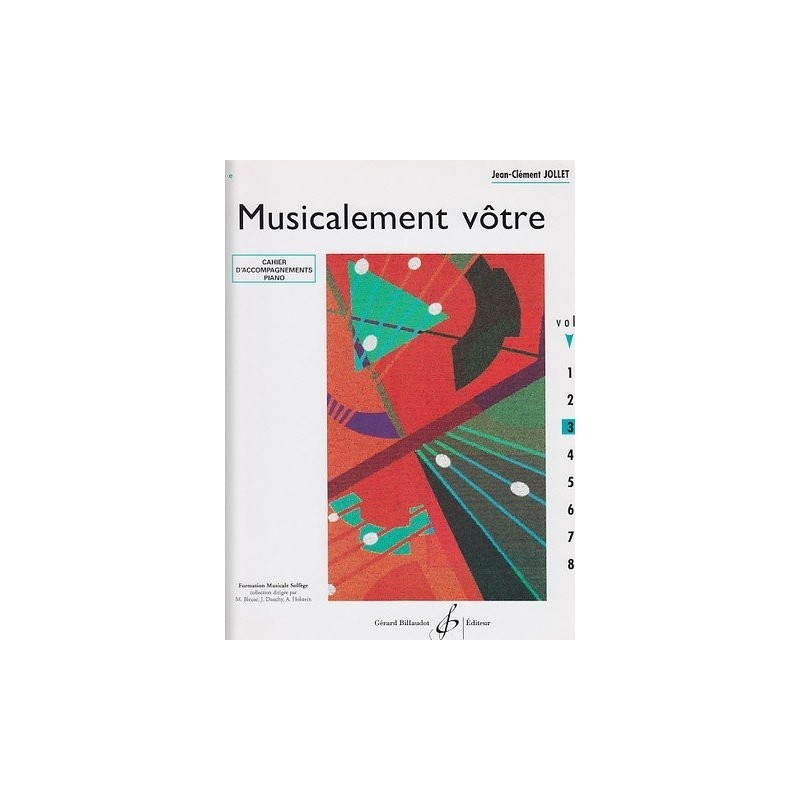 Musicalement Vôtre volume 3 - Acompagnements