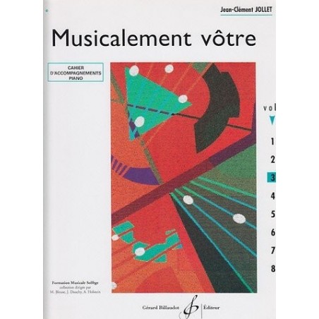 Musicalement Vôtre volume 3 - Acompagnements