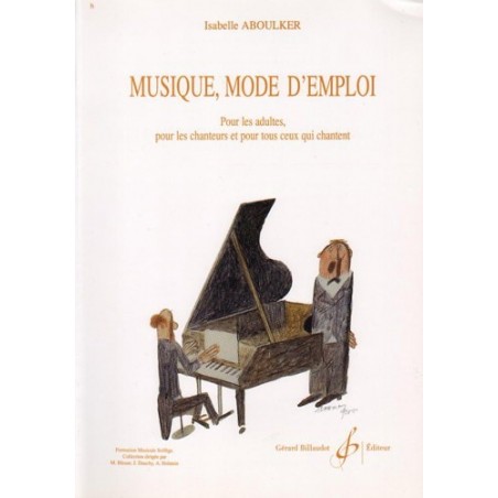 Isabelle Aboulker musique mode d'emploi livre