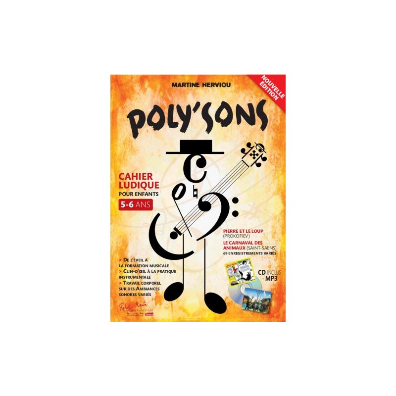 Polysons cahier ludique pour enfants 5-6 ans