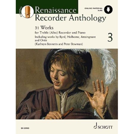 Renaissance recorder anthology partition flûte à bec