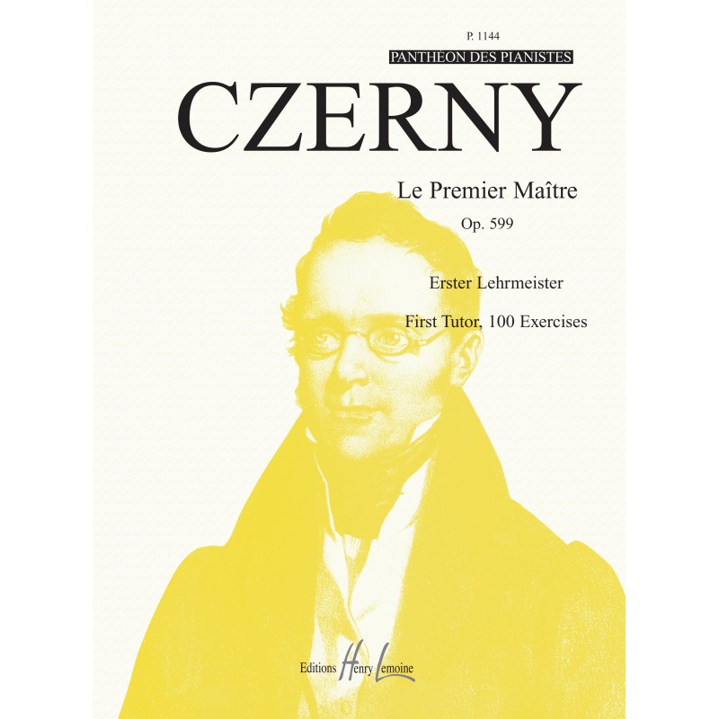 Carl Czerny le premier maître partition Editions Lemoine