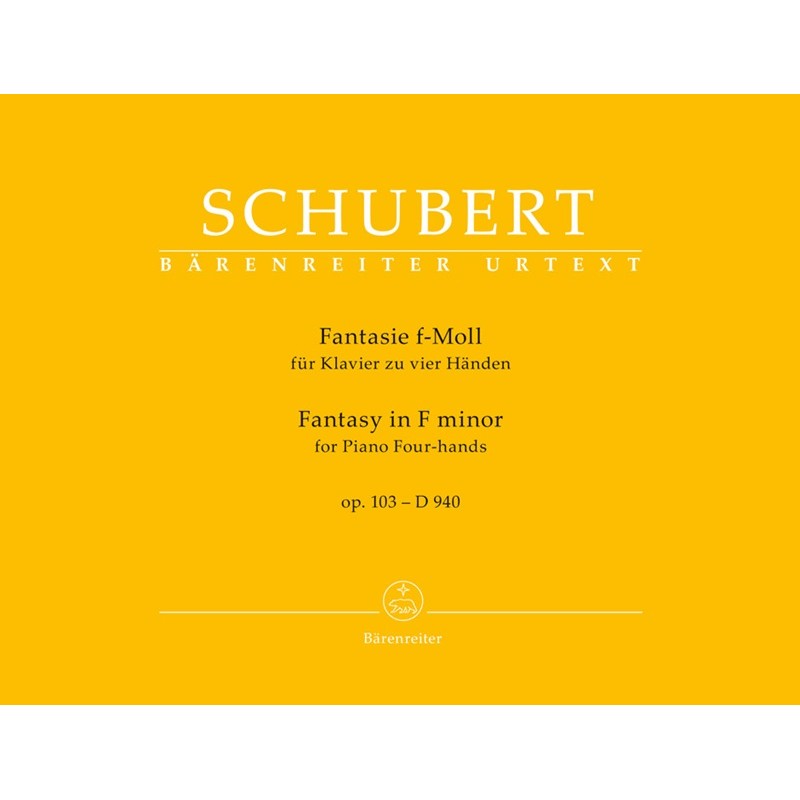 schubert fantaisie en fa mineur partition