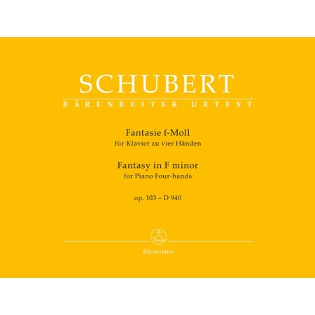 schubert fantaisie en fa mineur partition