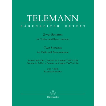 Telemann sonates pour violon partition