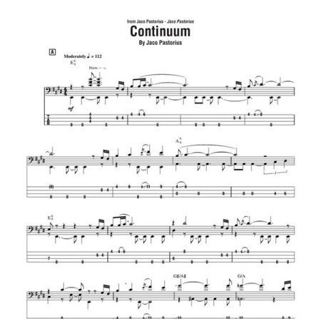 jaco pastorius omnibook partition