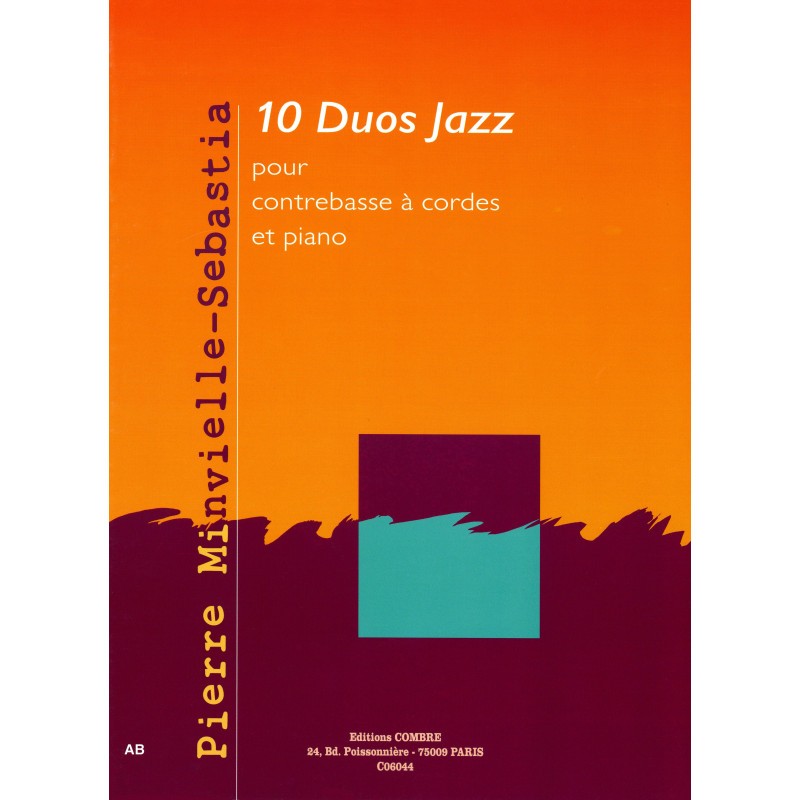 minvielle 10 duos jazz partition