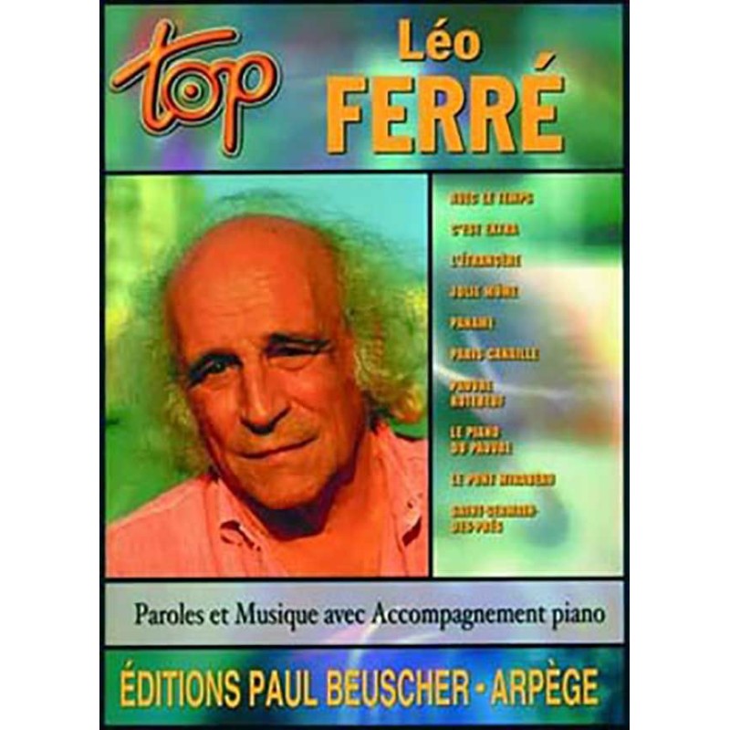 Top Léo Ferré partition Paul Beuscher