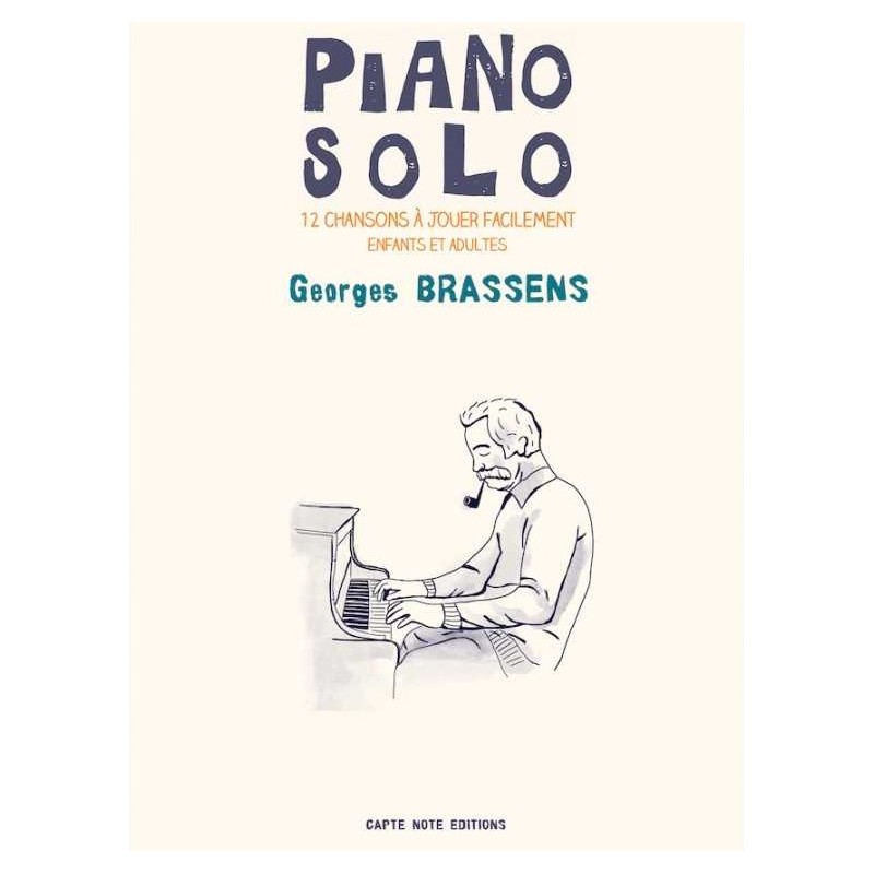 piano solo georges brassens partition