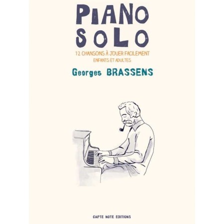 piano solo georges brassens partition