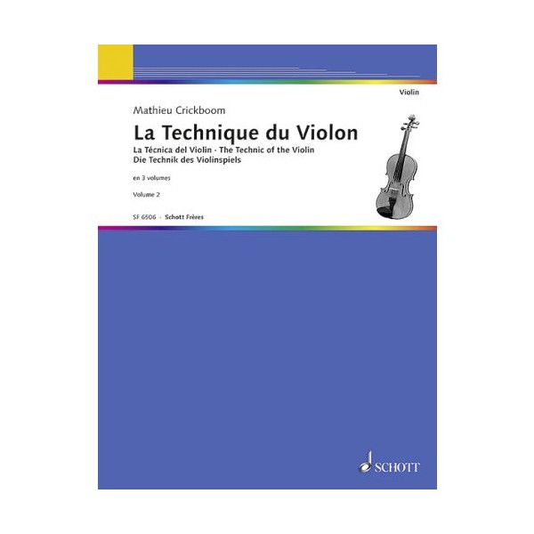 crickboom la technique du violon partition