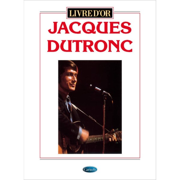 Partition imprimée Jacques Dutronc