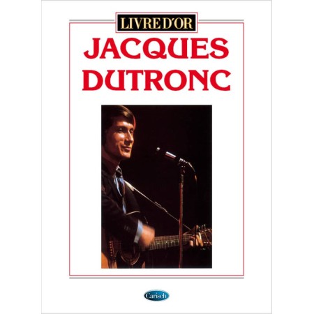 Partition imprimée Jacques Dutronc