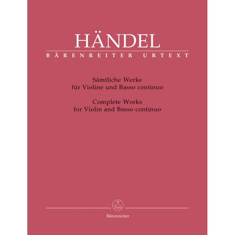 Haendel sonates violon partition