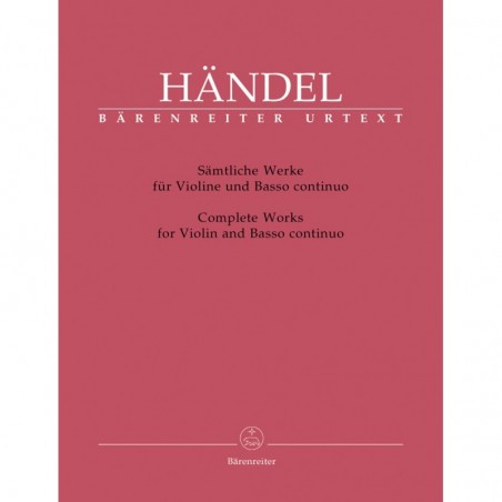 Haendel sonates violon partition