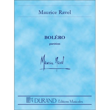 ravel boléro partition d'orchestre