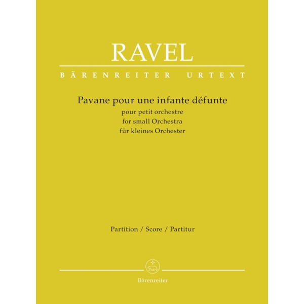 ravel pavane pour une infante defunte conducteur