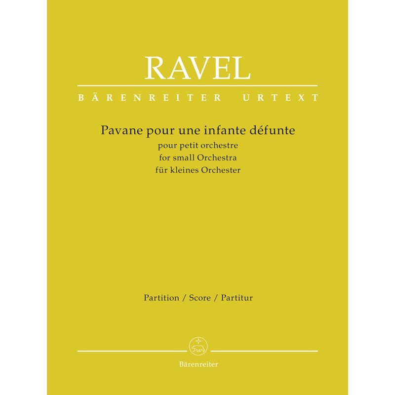 ravel pavane pour une infante defunte conducteur