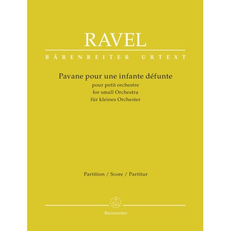 ravel pavane pour une infante defunte conducteur