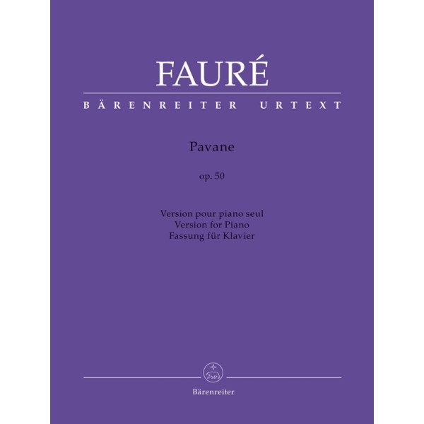 gabriel faure pavane partition piano