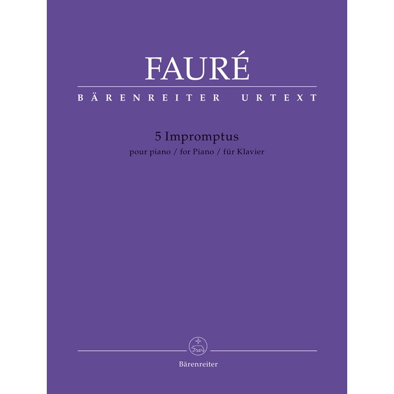 gabriel faure 5 impromptus partition