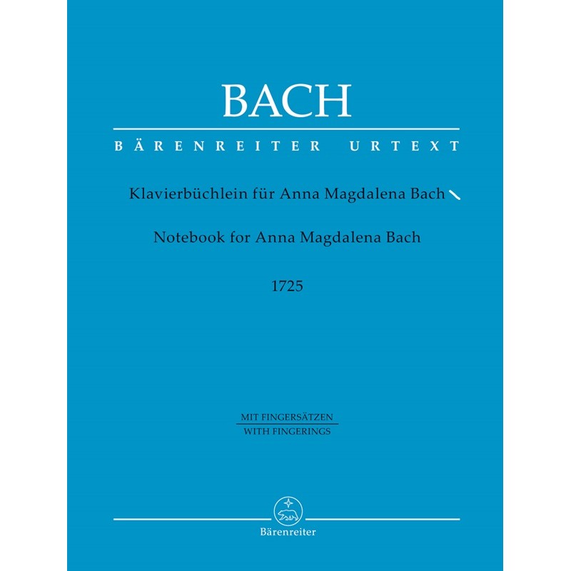 bach petit livre d'anna magdalena bach partition