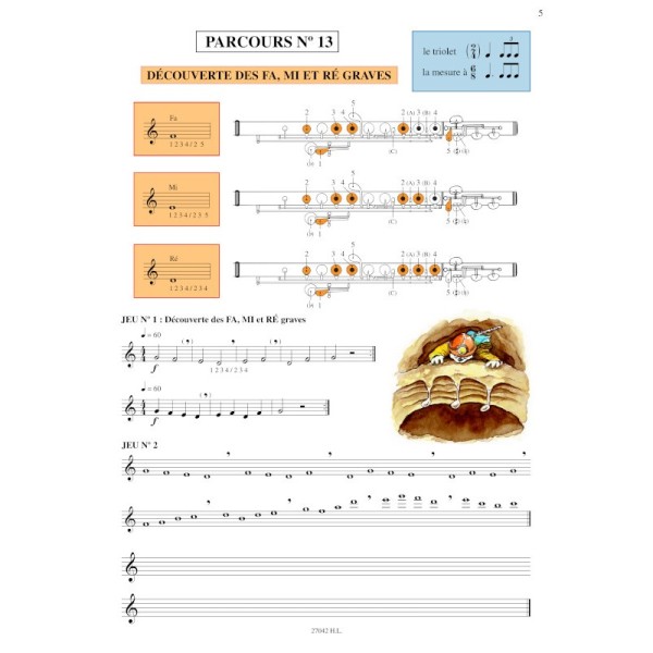 lambert méthode de flute partition