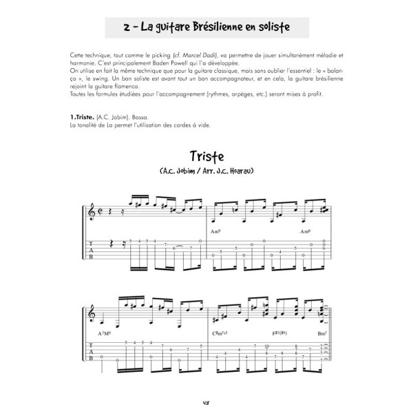 méthode de guitare brésilienne