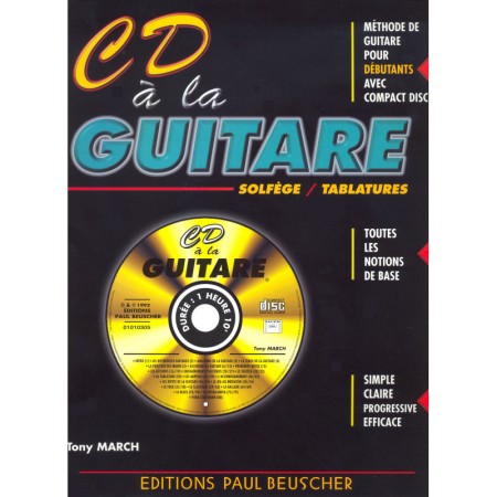 Partition CD à la guitare