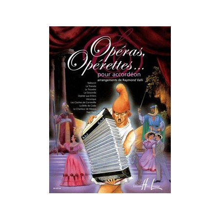 opéras opérettes partition accordéon