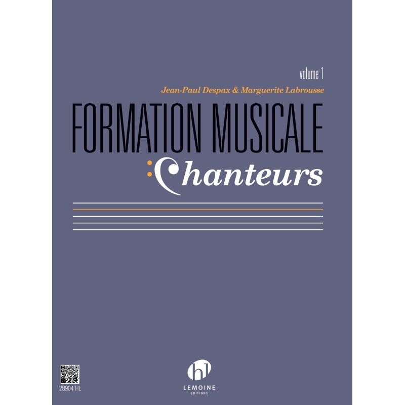 formation musicale chanteurs volume 1 partition