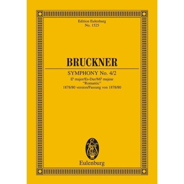 bruckner symphonie n°4 partition poche