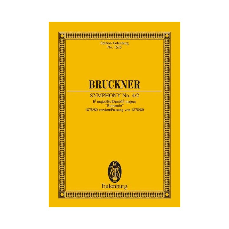 bruckner symphonie n°4 partition poche