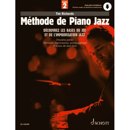 tim richards méthode de piano jazz partie 2 avignon