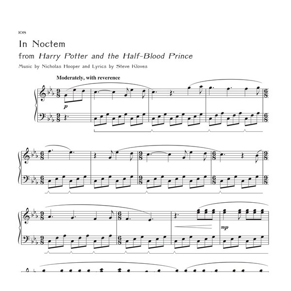 harry potter piano anthology avignon