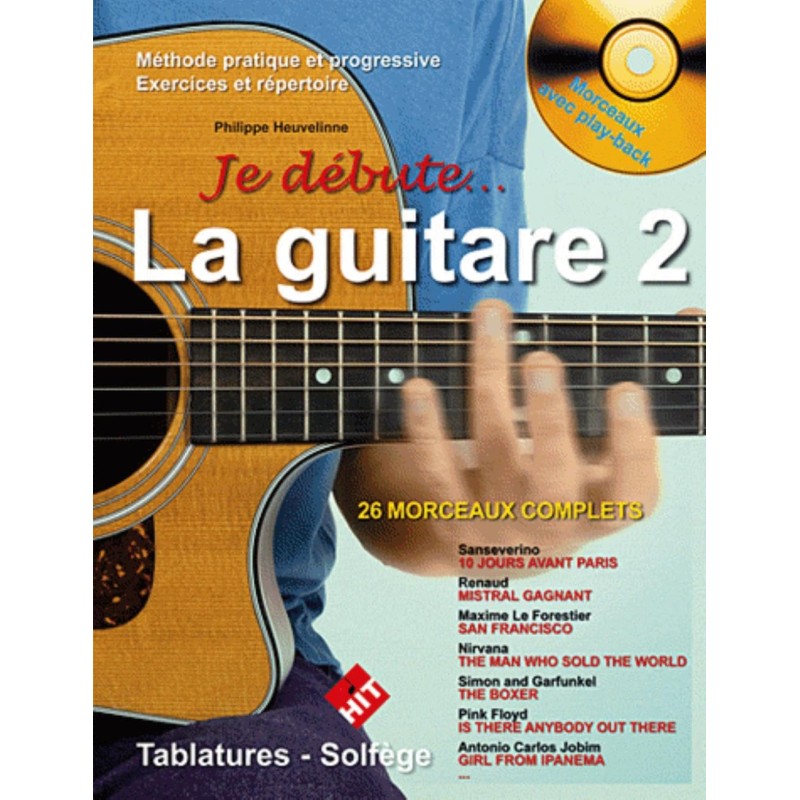 je débute la guitare volume 2 partition