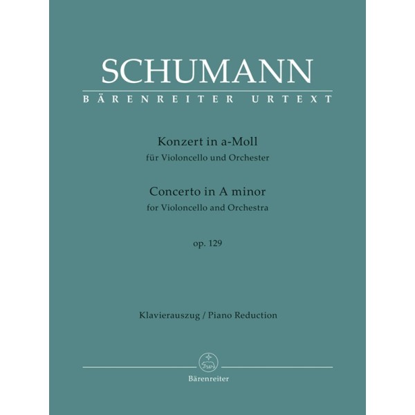 schumann concerto violoncelle partition