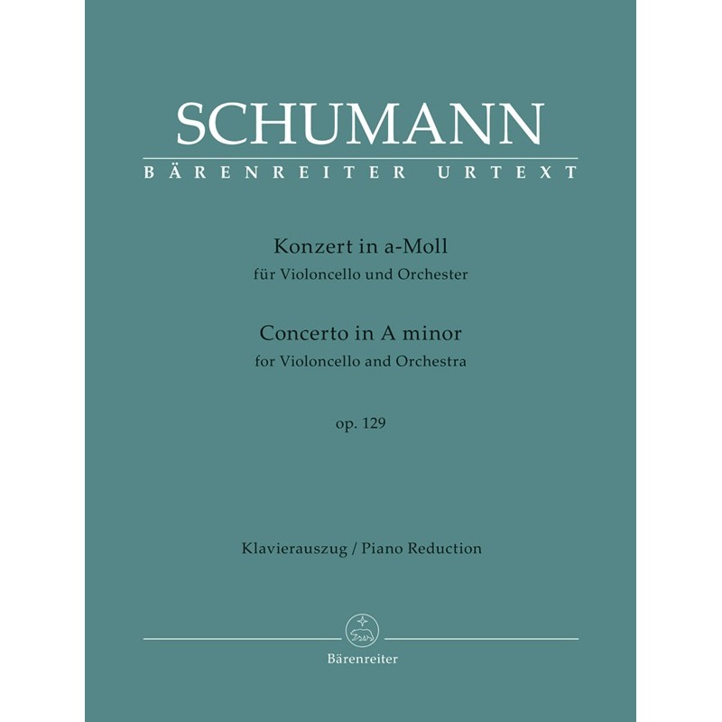 schumann concerto violoncelle partition