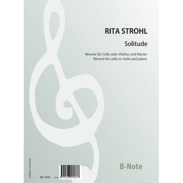 rita strohl solitude partition violoncelle