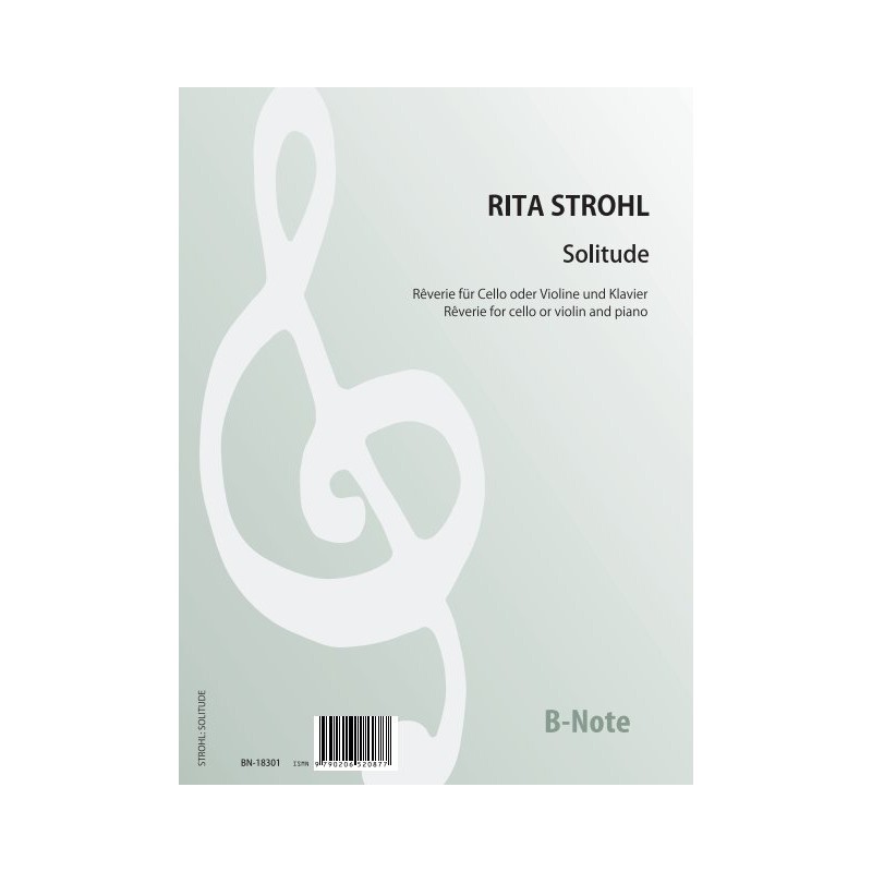 rita strohl solitude partition violoncelle