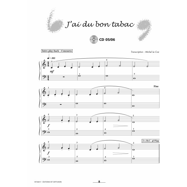 comptines et chansons de noel partition piano