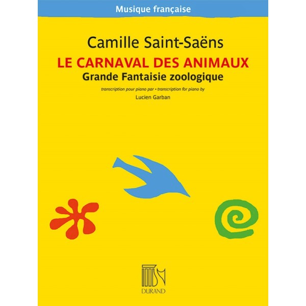 le carnaval des animaux partition piano