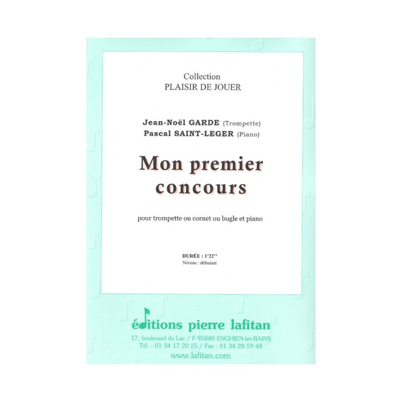 mon premier concours partition trompette cornet