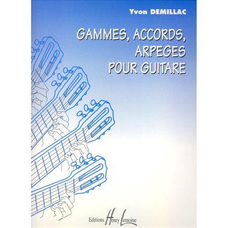 gammes accords arpeges partition guitare