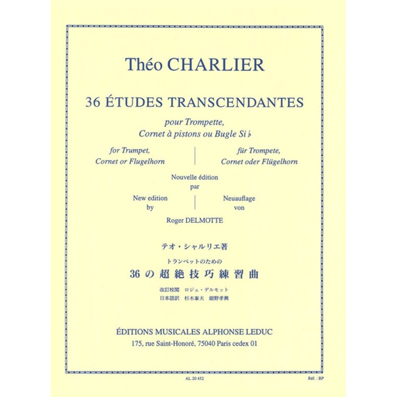 charlier 36 etudes transcendantes partition