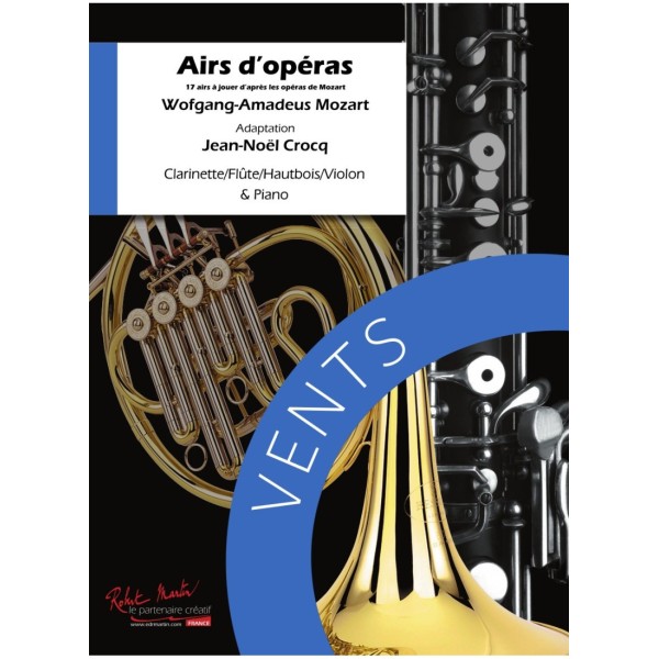 airs d'opéras partition clarinette ou flûte ou violon ou hautbois