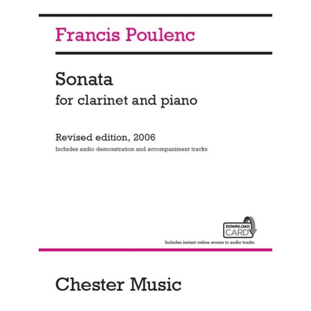 poulenc sonate clarinette partition