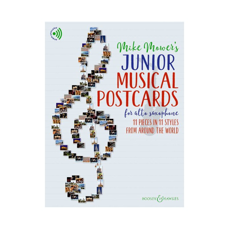 junior musical postcards partition saxophone