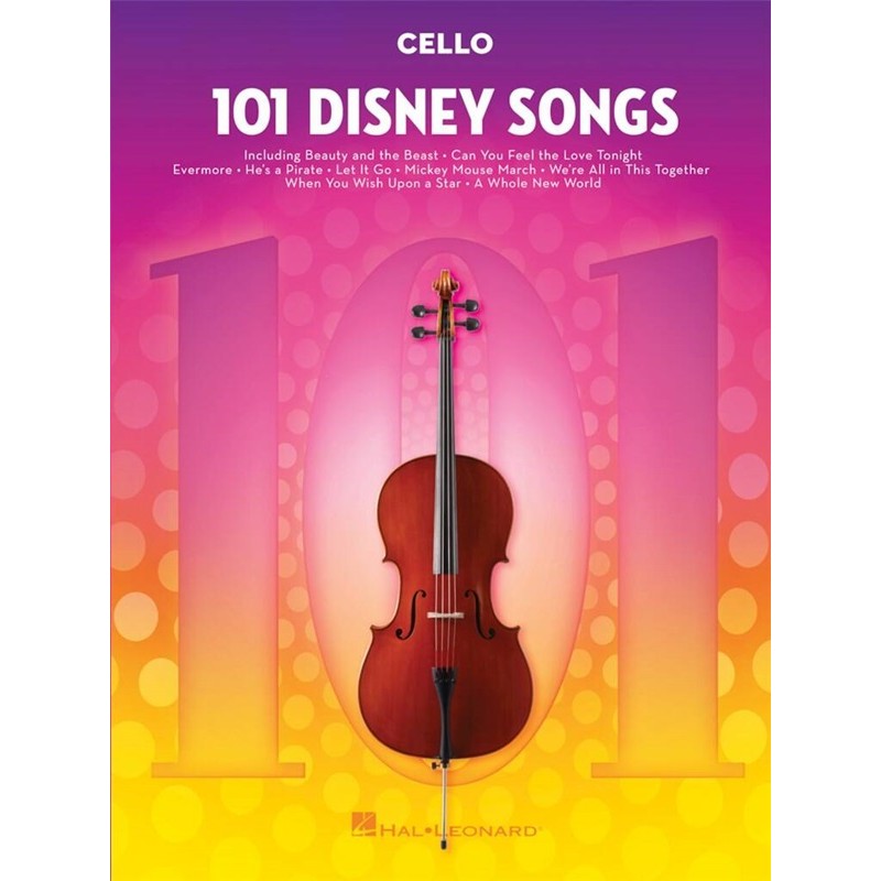 101 disney songs partition violoncelle